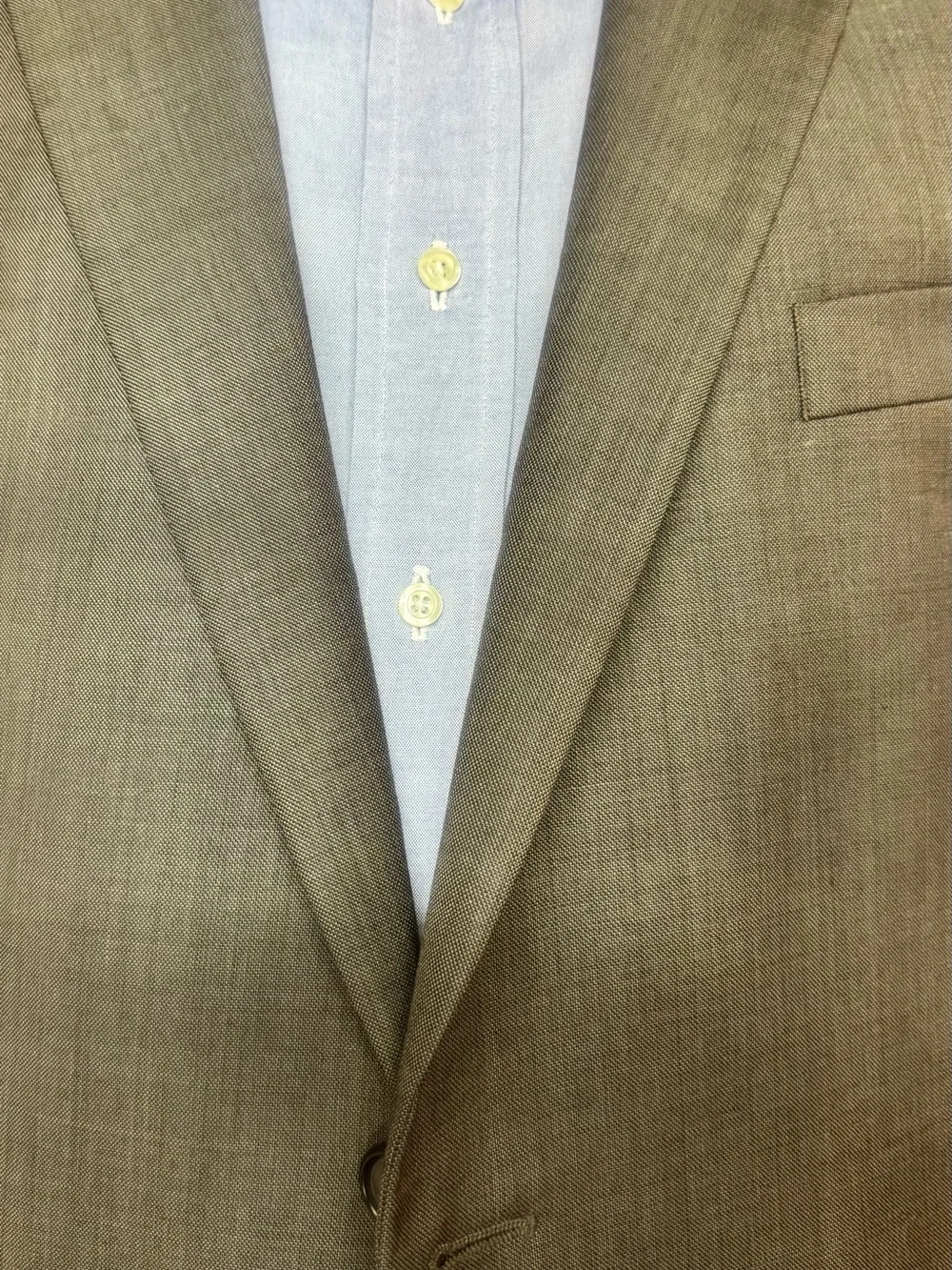 Lauren by Ralph Lauren Men's Gray Two-Button Blazer Sport Coat Jacket Suit 44R